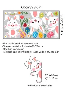 1 phim hoạt hình thỏ Phục sinh in phim trang trí - Nhiều màu - Xem 6