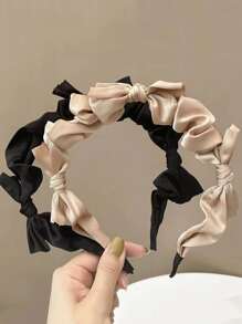 2入組蝴蝶結裝飾髮箍 - 彩色 - 查看 1