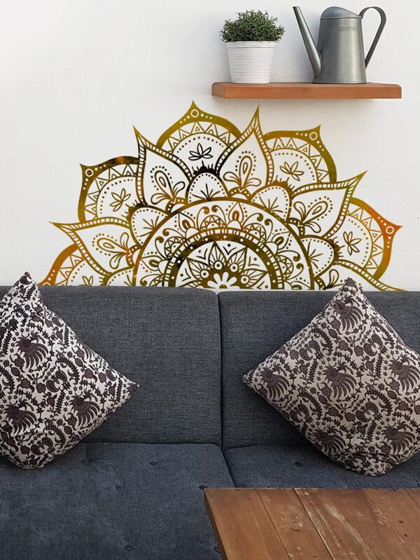 Mandala Print Wall Sticker SHEIN USA