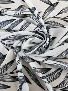 Mẫu rèm lá đơn - Đen và trắng - Xem 4