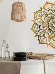 Mandala Print Wall Sticker - Multicolor - View 6