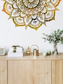 Mandala Print Wall Sticker - Multicolor - View 7