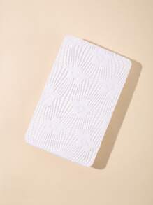 Toddler Girls Flower Pattern Fishnet Tights - White - View 3