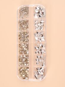 FULL BEAUTY 1 caja de Decoración de arte de uñas con strass - Blanco - Ver 6