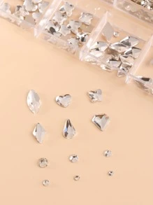 FULL BEAUTY 1 caja de Decoración de arte de uñas con strass - Blanco - Ver 4