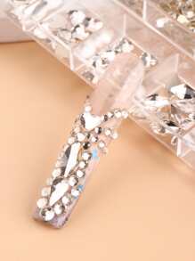 FULL BEAUTY 1 caja de Decoración de arte de uñas con strass - Blanco - Ver 7