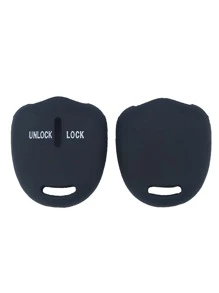 Car Key Case Compatible With Mitsubishi - Black - View 2