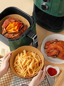 30 piezas Pergamino de freidora de aire unicolor