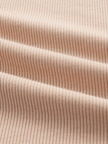 Manfinity NiteLyfe Men Turtleneck Solid Tee - Apricot - View 5