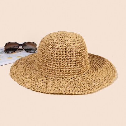 Solid Straw Hat