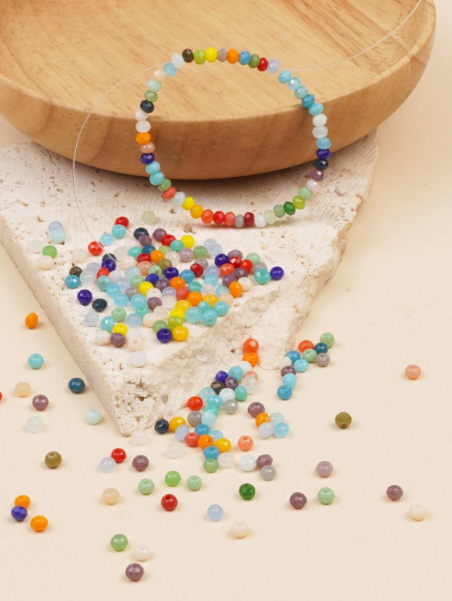 200pcs 2mm DIY Glass Bead - Multicolor - View 1