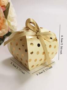 10入組隨機波點圖案禮物盒 - 彩色 - 查看 3