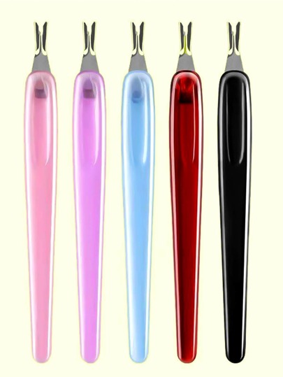 5pcs Colorful Nail Cuticle Trimmer Remover Plastic Handle Cuticle Pusher Rubber Nail Cleaner Dead Skin Cuticle Knife Removal Fork Nail Art Tools For Girls Women And Men,Nail Supplies,Nail Tools,Nail Art Tools,Back To School,Nails,Nail Tools For Press On Nails