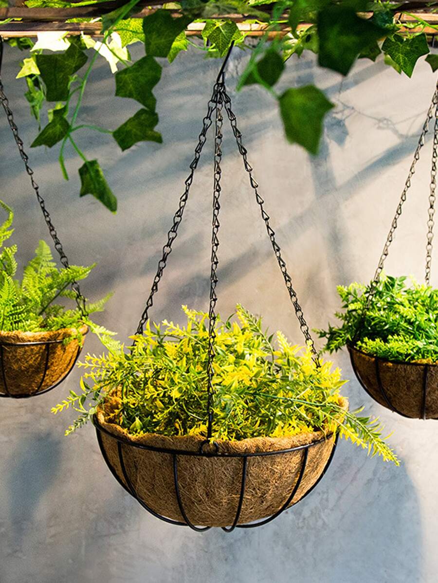 1set Stainless Steel Flower Basket Chain Without Basket - Black - View 1