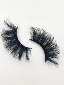 1對濃密款式假眼睫毛 - 黑色 - 查看 5