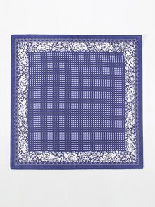 1 Pieza Bufanda Con Estampado Floral Geométrico - Multicolor - Ver 2