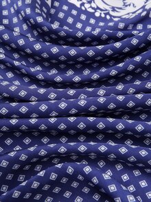 1 Pieza Bufanda Con Estampado Floral Geométrico - Multicolor - Ver 5