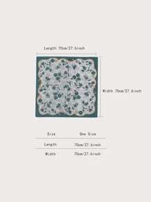 Khăn rằn in hoa - Nhiều màu - Xem 4