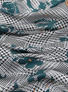 Khăn rằn in hoa - Nhiều màu - Xem 5