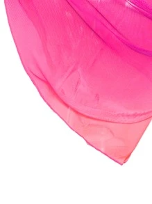 Swim Mod Summer Beach Ombre Cover Up Skirt - Pink - View 4