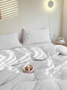 Bộ vỏ chăn cứng không có chất độn - Màu be - Xem 6