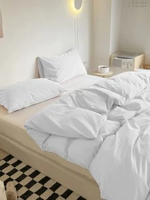 Bộ vỏ chăn cứng không có chất độn - Màu be - Xem 7