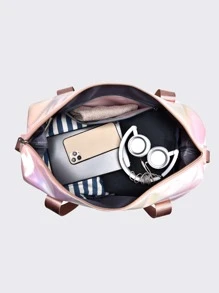 Large capacity dry-wet split shoelace warehouse nylon waterproof tote bag suitable for business travel fitness yoga tripTravel Bag holiday y2k bag Luggage Bag Weekend Bag Overnight Bag - Multicolor - View 8