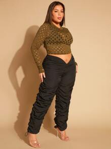 SHEIN SXY Fallschirmhose mit Rüschen