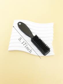 1個小型迷你頭髮清潔刷，用於分叉，油膩的頭髮和鬍鬚，長度5.71英寸