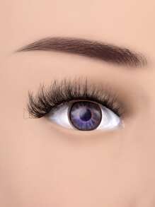 Homaylash Full Hàng Mi Giả 7 Đôi Giả Chồn Hàng Mi Đuôi Kéo Dài Lông Mi Giả Tặng Cho Nữ & Bé Gái - màu đen - Xem 2