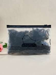 500pcs Solid Hair Tie - Black - View 2