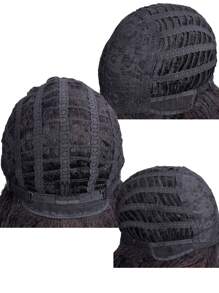 Pelucas Cortas Con Yaki De 16 Pulgadas De Largo, Peluca Afro Rizada Sintética Resistente Al Calor, Peluca De Pelo Rizado Afro Con Parte Media Natural Y Suave Y Esponjosa Para Uso Diario (t350) - Multicolor - Ver 6