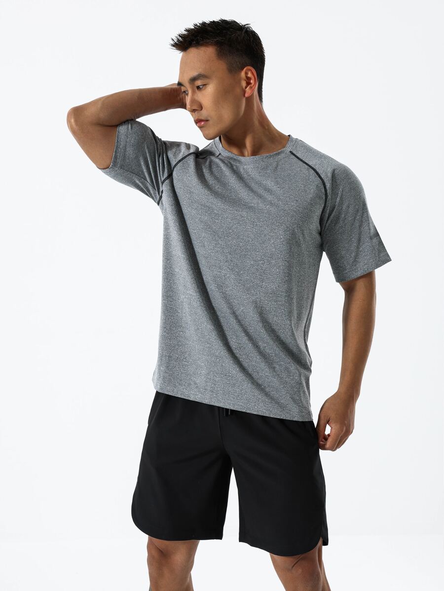 Manfinity Sport Corelite 男士插肩袖運動T恤