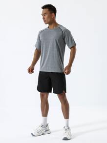 Manfinity Sport Corelite 男士插肩袖運動T恤