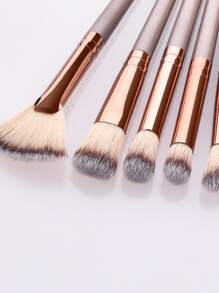 12pcs Professional Makeup Brush Set,Brush Set,Makeup Brush Kit,Make Up Brush Set,Make Up Set Complete,Makeup Brush Set,Complete Makeup Kit,Brush Kit,Brushes Makeup Set,Makeup Gift Set,Set - Champagne - View 5