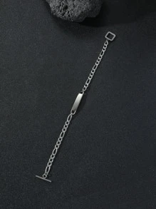 Hombres Pulsera con diseño geométrico