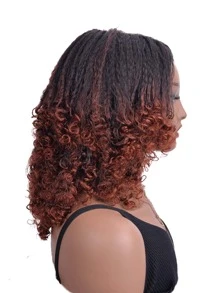 Pelucas Cortas Con Yaki De 16 Pulgadas De Largo, Peluca Afro Rizada Sintética Resistente Al Calor, Peluca De Pelo Rizado Afro Con Parte Media Natural Y Suave Y Esponjosa Para Uso Diario (t350) - Multicolor - Ver 3