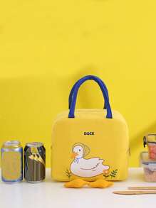 1 pieza Bolsa térmica de pato de dibujos animados - Amarillo - Ver 6