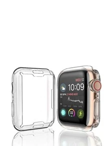 Clear Case Compatible With Apple Watch - Clear - View 3