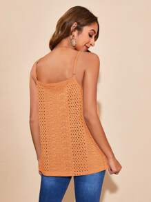 SHEIN LUNE Solid Schiffy Cami Top