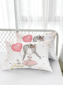 Set colcha sin relleno con estampado de letra y figura - Multicolor - Ver 6