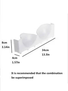 1pc Clear Bra Organizer - Clear - View 2