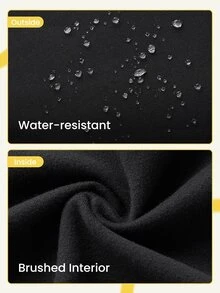 Leggings De Lana Polar Confeccionados Para Exteriores, De 31", Con Bolsillos Estilo Cargo Y Pierna Acampanada - Negro - Ver 4