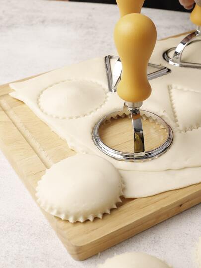 1入組便攜不銹鋼餃子模具