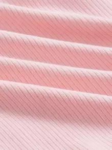 SHEIN MOD Top de tirantes con encaje en contraste - Rosa Pálido - Ver 3