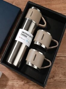 1pc Stainless Steel Double Wall Vacuum Mug, Thermal Coffee Mug With Lid, Coffee Pot, Keep Beverage Hot For 10 Hours, Cold For 20 Hours Water Bottle Back To School - Bronze - View 1