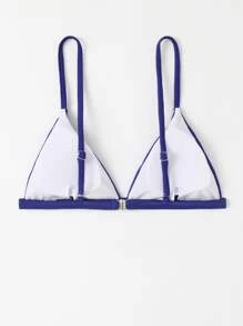 Micro Triangle Bikini Top - Royal Blue - View 2