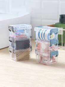 1入組3層隨機迷你收納盒 - 彩色 - 查看 5