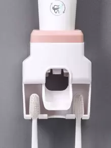 Giá đỡ bàn chải đánh răng tự động 1pc - Hồng - Xem 2