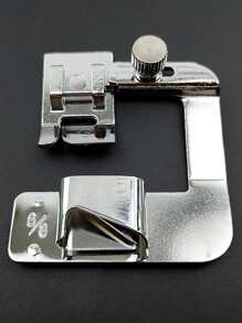 1 pieza Prensatelas para dobladillo de máquina de coser de aleación - Plateado - Ver 1